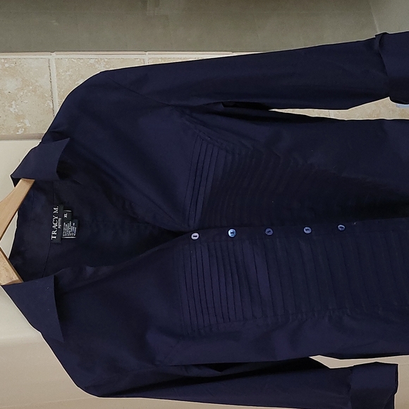 Navy blue blouse - Picture 2 of 5